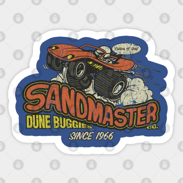 Sandmaster Dune Buggies 1966 Sticker by JCD666